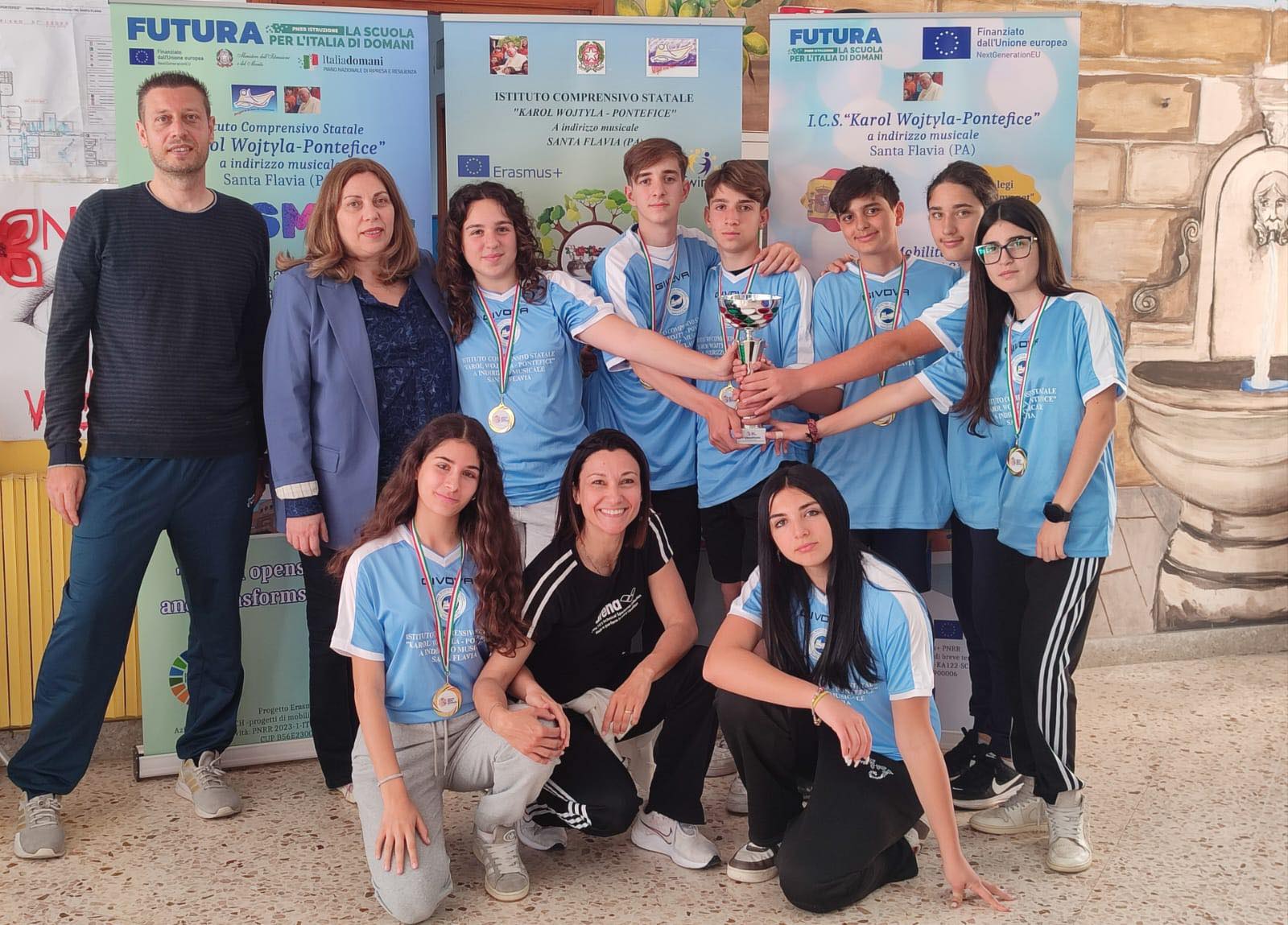 Giochi della Gioventù: bronzo storico nel Sitting Volley per l’Istituto Santa Flavia-Wojtyla